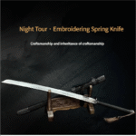 Night Tour . Embroidering Spring Knife