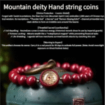 Mountain deity Hand string coins