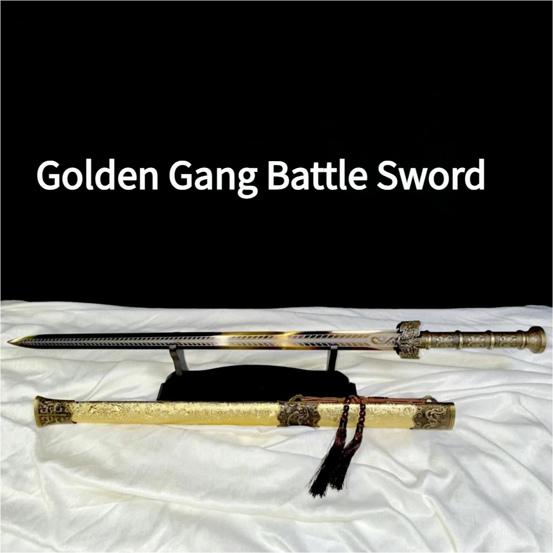 1 Golden Gang Battle Sword - Image 1
