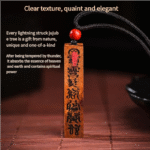 Lightning-Struck Wooden Canopy Ruler Pendant - Image 2