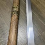 Solid Wood Tang Horizontal Knife - Image 4