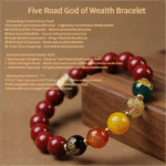 Five Paths Wealth God Protective Bracelet - Image 3