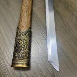 Solid Wood Tang Horizontal Knife - Image 3